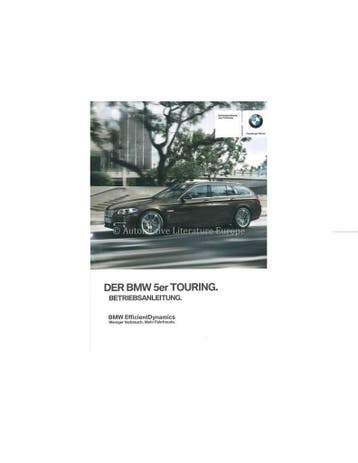 2016 BMW 5 SERIE TOURING INSTRUCTIEBOEKJE DUITS