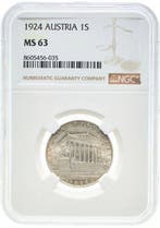 Oostenrijk. Schilling 1924 - NGC MS63