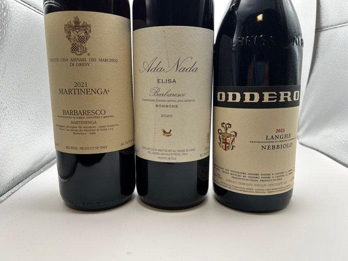 2021 Martinenga Marchesi di Gresy, 2020 Ada Nada Rombone,, Collections, Vins
