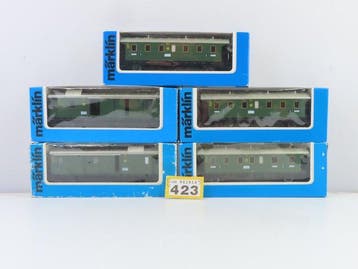 Märklin H0 - 4100/4101/4102/4103 - Modeltrein personenwagen