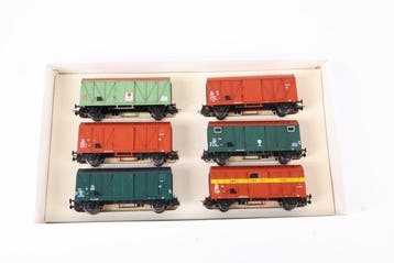 Liliput, Dacker H0 - Modeltrein goederenwagonset (6) - Zes, Nieuw