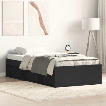 vidaXL Bedframe zwart 90x190 cm, Verzenden, Nieuw