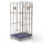 Gebruikte 3-Heks rolcontainer klemhekken, Ophalen of Verzenden