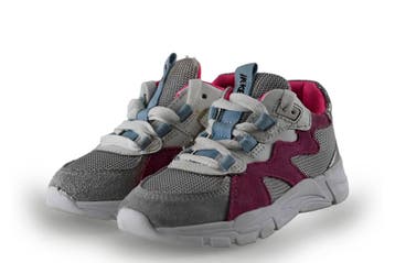 Keq Sneakers Meisjes in maat 26 Zilver, Verzenden, Schoenen