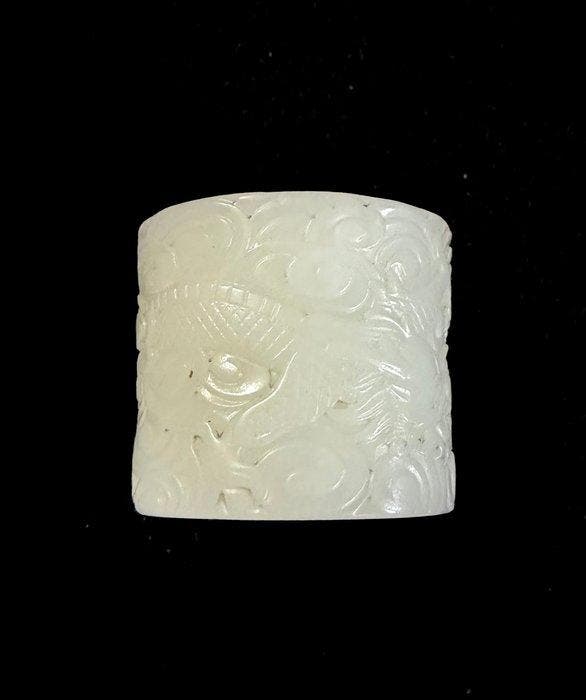 Duim ring - Nefriet Jade - China - de tweede helft van de, Antiek en Kunst, Antiek | Overige Antiek