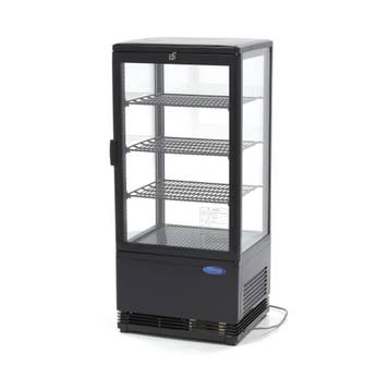 Mini Koelvitrine | 1 Draaideur | 3 Roosters | Geforceerde, Verzenden