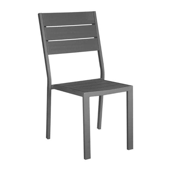 Stoelen | VALLETTA | Kunststof | Grey | In-/Outdoor |, Articles professionnels, Horeca | Équipement de cuisine, Envoi