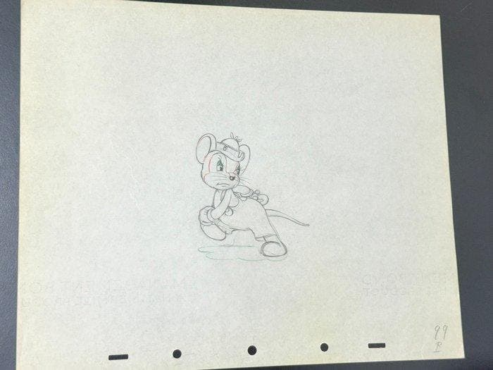Walt Disney - Abner Countrymouse Animatietekening - The, Verzamelen, Disney