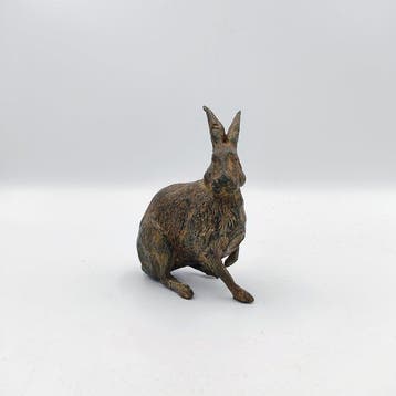 Chenet - Pierre Chenet (XX-XXI) - sculptuur, Rabbit Hare, Antiek en Kunst