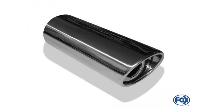 FOX Laspijp type 33 115x85 mm / lengte: 300 mm - ovaal / opg, Autos : Pièces & Accessoires, Systèmes d'échappement, Envoi