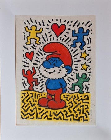 Emma Wildfang Giclée - Papa Smurf - Tribute series - Icons