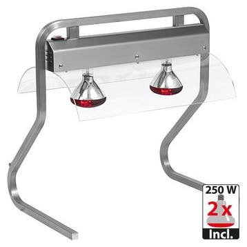 Warmhoudbrug RVS | 2/1 GN | 2 infrarode lampen | 230V |, Verzenden, Nieuw in verpakking