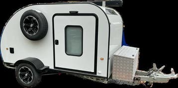 compacte caravan te huur, Ophalen
