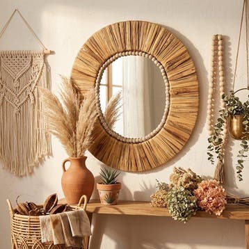 Miroir - Bambou, Bois