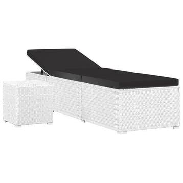 Bain de soleil rotin blanc - jusqua epuisement - affaire..., Verzenden