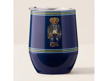 Veiling - Polo Ralph Lauren Home Polo Bear tumbler 355ml bla, Huis en Inrichting, Nieuw