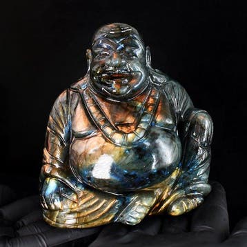 Beeld, NO RESERVE - Big Madagascar Blue Flash Labradorite