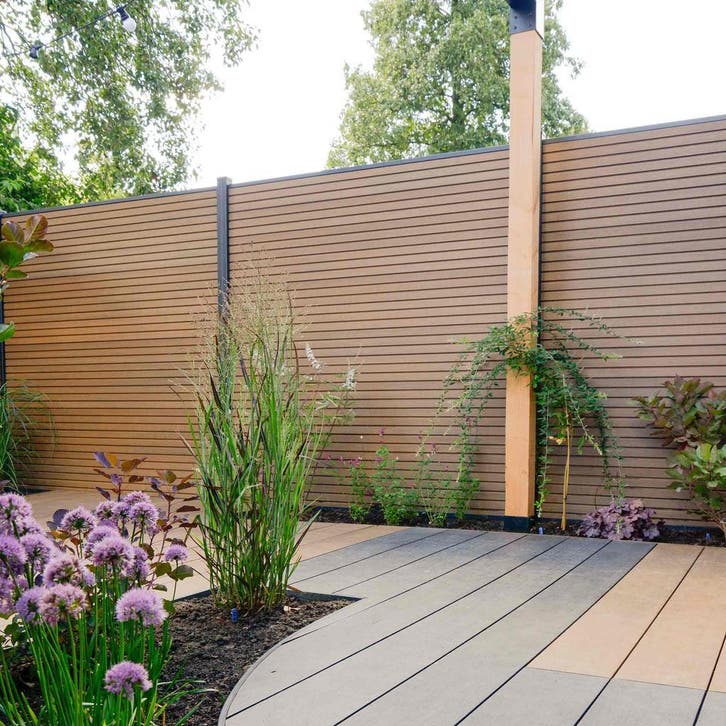 ACTIE - Prachtige composiet schuttingen / tuinschermen, Tuin en Terras, Schuttingen, 1 tot 2 meter, Nieuw, Kunststof, Ophalen of Verzenden