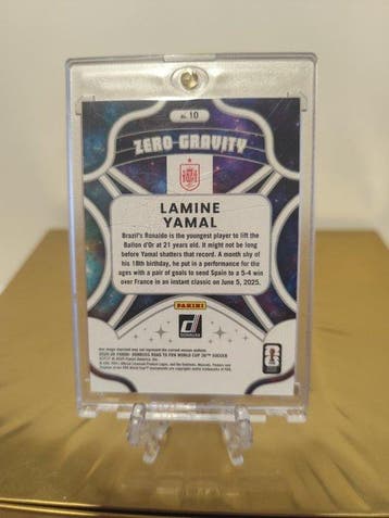 2025 Panini Road to World Cup, Zero Gravity Lamine Yamal, Nieuw
