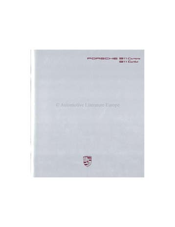 1988 PORSCHE 911 CARRERA / TURBO BROCHURE DUITS, Ophalen of Verzenden, Nieuw
