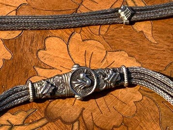 Rajasthan-riem - 175 g - Zilver - India - late 19e eeuw -