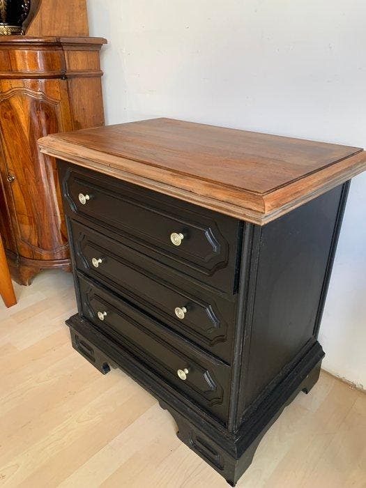 Kabinet - hard hout - Shabby ladekast, Antiek en Kunst, Curiosa en Brocante