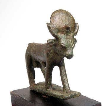 Oud-Egyptisch Brons Apis-stierfiguur