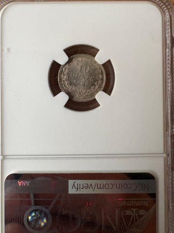 Pays-Bas. Wilhelmina. 10 Cents 1898