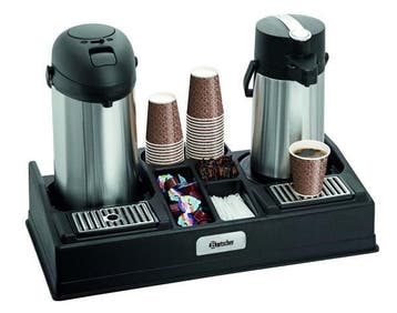 Koffiestation kunststof 2190 | 5 vakken | 660x340x145(h)mm, Verzenden, Nieuw in verpakking