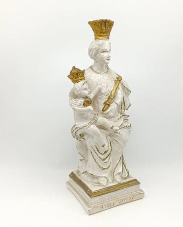 Figuur - Notre Dame de Basse Wavre - 31,5 cm - Gips, Antiquités & Art