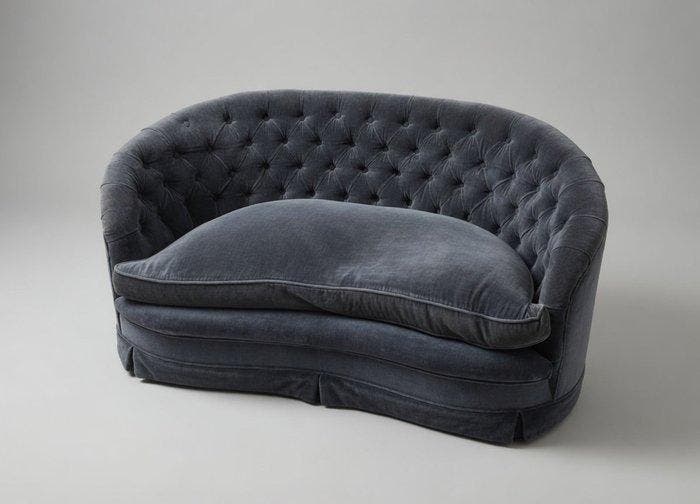Sofa (2) - Hollywood Regency Velvet Beanbanken / Lovesofas, Huis en Inrichting, Overige Huis en Inrichting