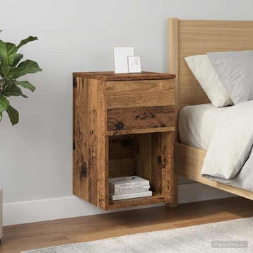 vidaXL Bedkast Oud hout 29 x 31,5 x 49 cm Bewerkt hout, Verzenden