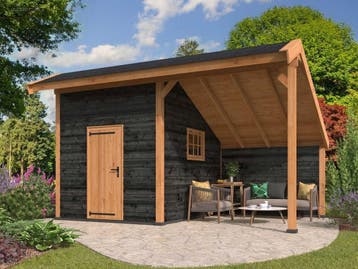 Red Class Wood kapschuur basisset Malmö..., Tuin en Terras, Nieuw