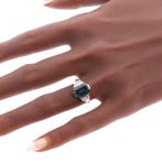 Ring - 14 karaat Geel goud, Witgoud - Diamant - Vintage Art, Nieuw