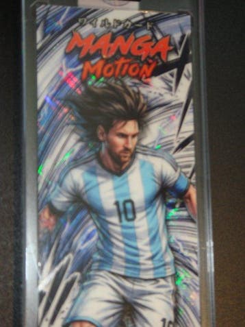 2026 Wild Card Manga Motion Lionel Messi Édition unique,