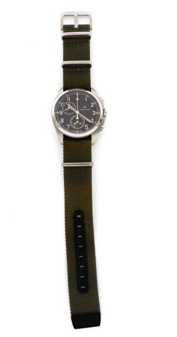 Hamilton - Khaki Aviation Pilot Pioneer Chrono Quartz - Sans