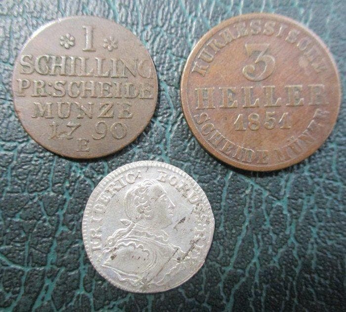 Allemagne, Anciens États allemands. Collection of coins, Postzegels en Munten, Munten | Europa | Niet-Euromunten
