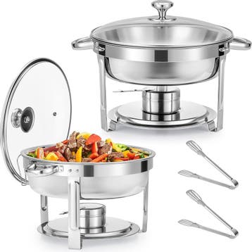Chafing Dish RVS 5,5L set | Retour deal | Snel verkocht, Verzenden, Gebruikt, Overige typen
