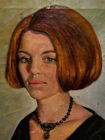 Spanish School (c. 1970) - The Lady in Black