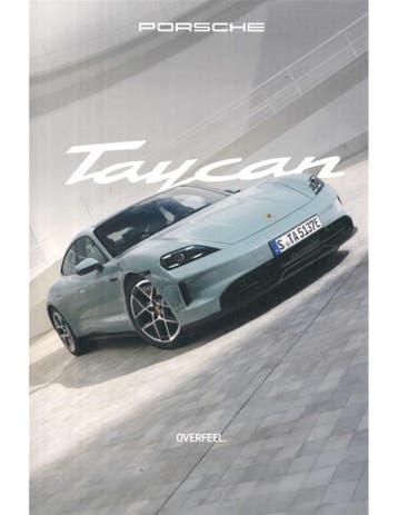 2024 PORSCHE TAYCAN BROCHURE ENGELS, Nieuw