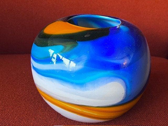 Golden Talast - Vaas - Muranoglas, Antiquités & Art, Curiosités & Brocante