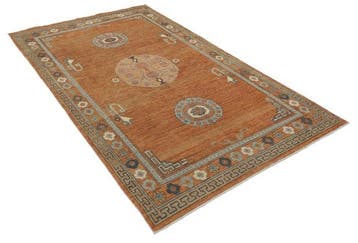 Tapis de designer tissé à la main avec motif Khotan – Neuf -, Nieuw