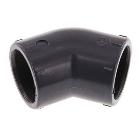 Raccord coudé PVC 45deg à emboîtement 25x33mm [2 Pièces], Doe-het-zelf en Bouw, Overige Doe-Het-Zelf en Bouw, Verzenden