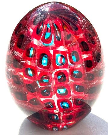 AVittorio Ferro - sculptuur, Millefiori Glas Paperweight, Antiquités & Art, Antiquités | Verre & Cristal