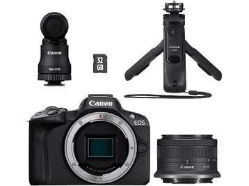 Canon -  Hybride Camera Eos R50 Kit Voor Vloggers  - Zwart, Verzenden