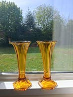 Val Saint Lambert - Vase (2) - Verre, Antiquités & Art