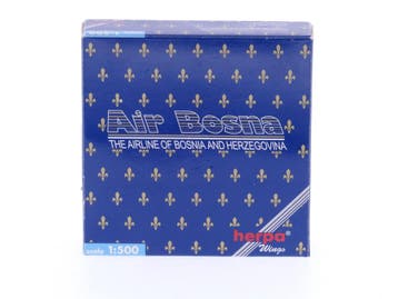 Schaal 1:500 Herpa 508971 Air Bosna Airbus A319 #7545, Ophalen of Verzenden