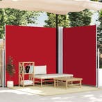 vidaXL Windscherm uittrekbaar 220x600 cm rood, Verzenden, Nieuw