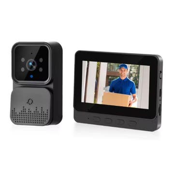 Draadloze Deurbel met Intercom Scherm - Camera WiFi Smart, Huis en Inrichting, Deurbellen, Verzenden, Nieuw