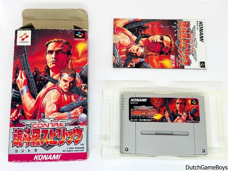 Super Famicom - Contra, Games en Spelcomputers, Games | Nintendo Super NES, Gebruikt, Verzenden